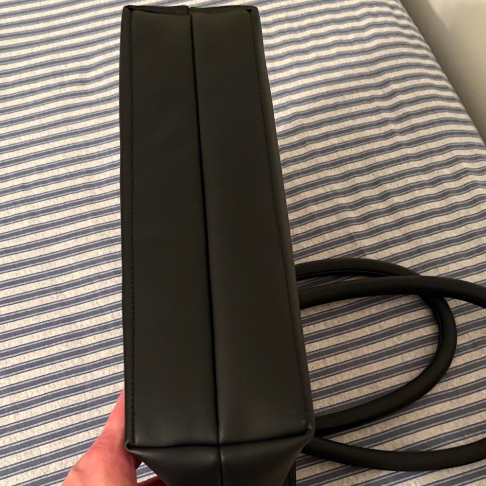 Universal Thread Black Quilted Tote - image 7